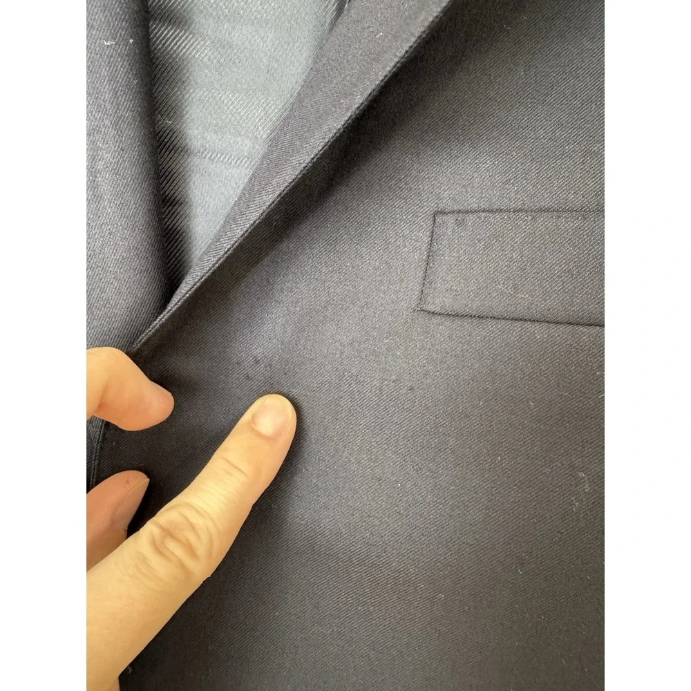Burberry -‎ Navy Wool And Cashmere Men's Sport Blazer Size 40